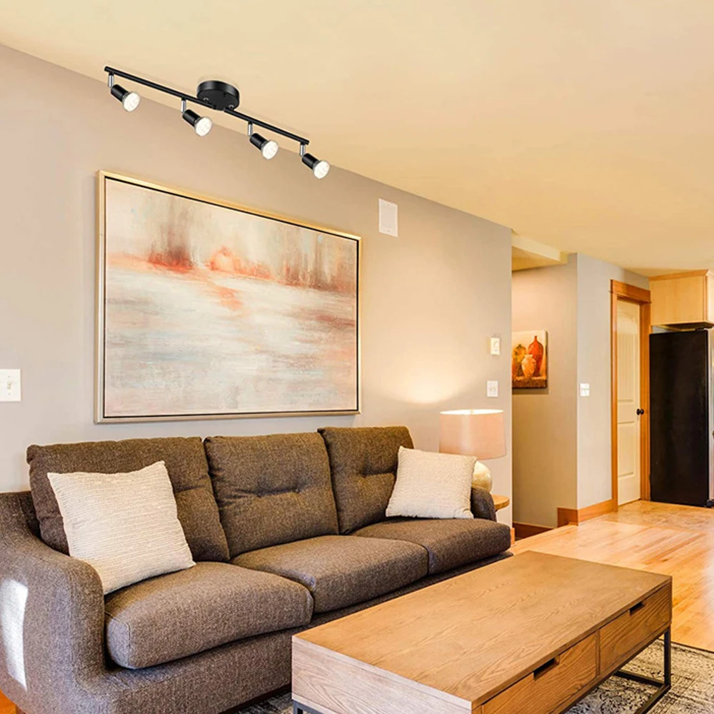 Modern LED G10 Rotatable Adjustable Ceiling Spotlight Lights Track Spot Lamp for Store Living Room Bedroom Home Lighting Decor