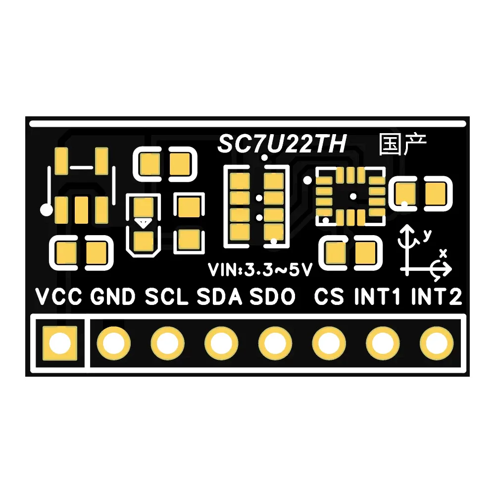 SC7U22T – модуль датчика движе – обзор и цена Mpu6050