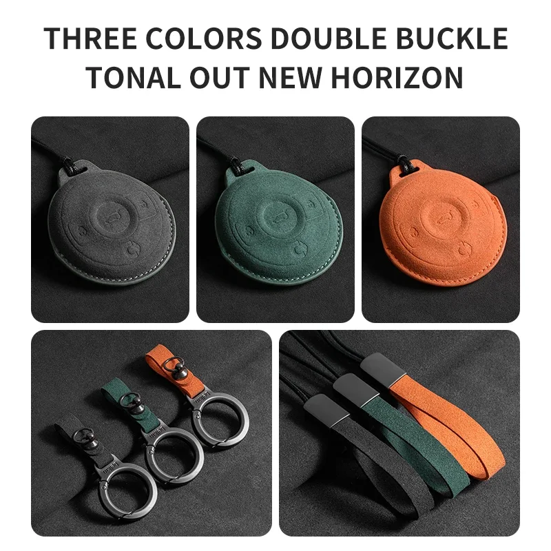 Étui pour clé de voiture, coque de protection pour Mercedes Benz SMART Fortwo 1 BRABUS 1, étui pour clé en daim intelligent pour porte-clés de voiture