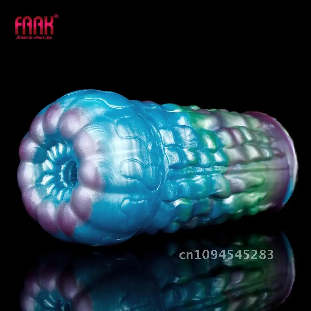 FAAK Male Masturbators Penis Training Toys Silicone Fantasy Pocket Male Stroker Realistic deep-sea creature Sex Toys For Men