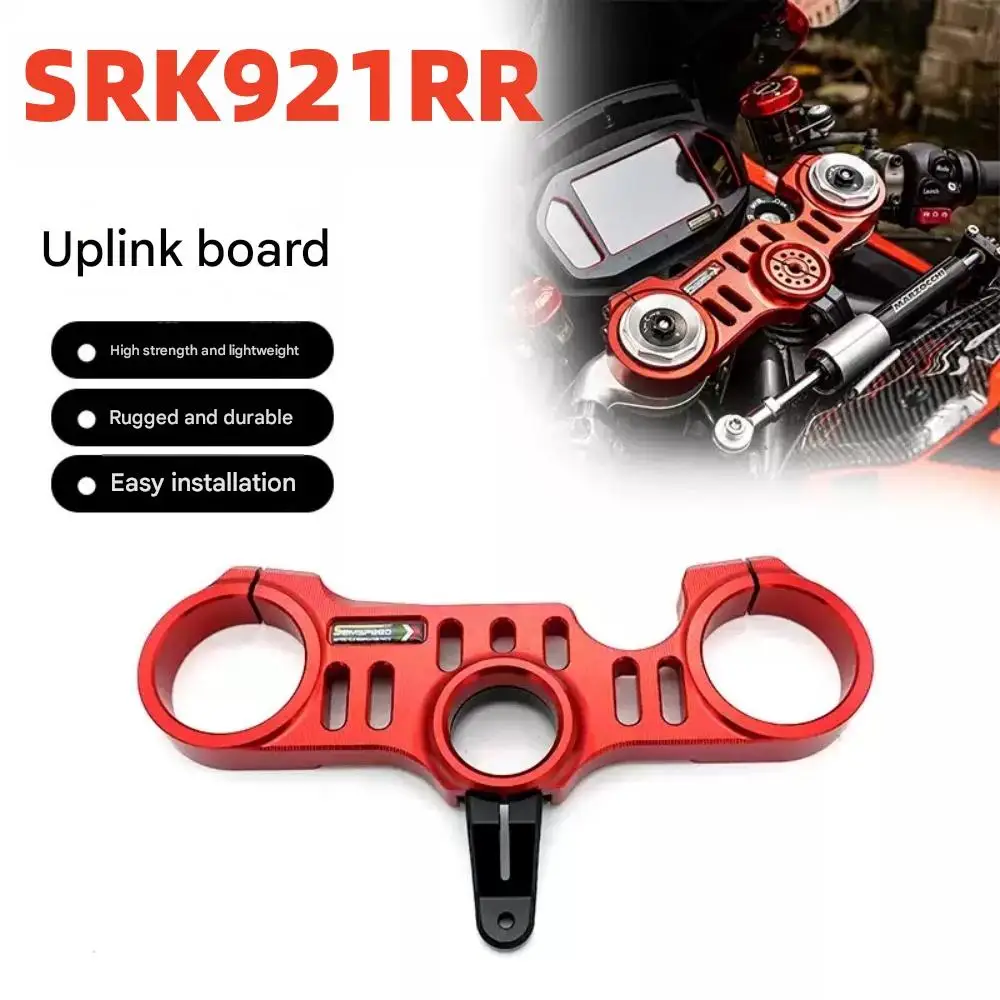 Compatible with QJMOTOR SRK921RR Super921 top plate, handlebar clamp, front fork, and three-star accessory.