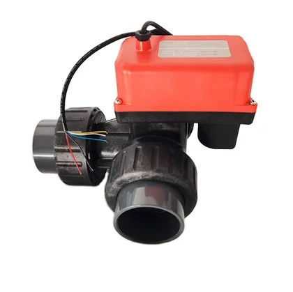 Customizable Ceramic Core Three-Way Glue Ball Valve High/Low Temperature Hard Sealing Electric Two-Wire Controlled for Water