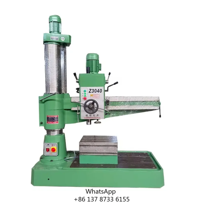 50mm Steel Iron Holes Drilling Threading Manual High Precision Radial Arm Drilling Vertical Drilling Machine