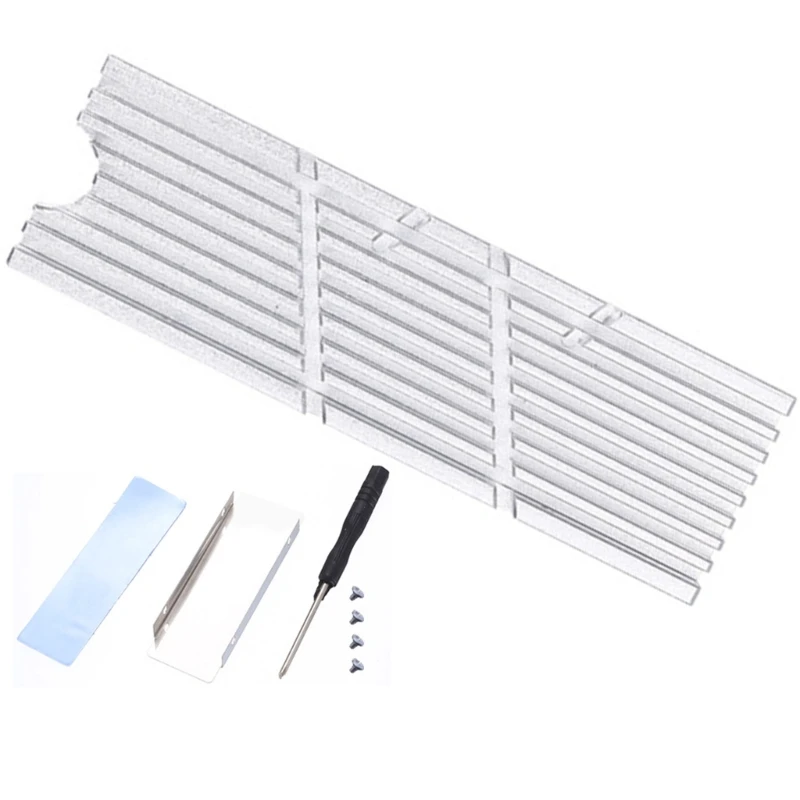 Q22A Low 6.5mm M.2 SSD Heatsink Easy Installation With Heat Dissipation Pad Optimized For Gamer Upgrades Storage