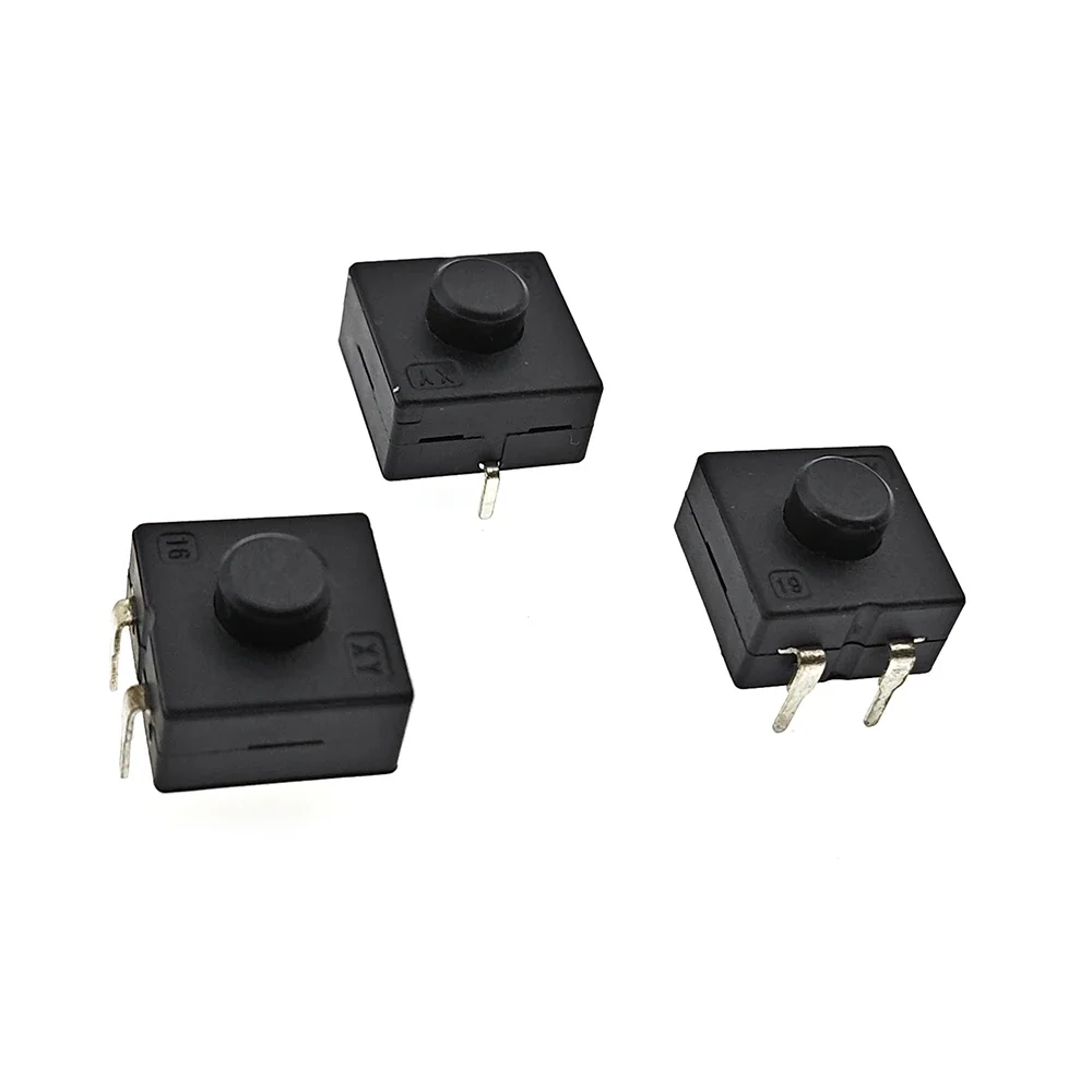 

100 шт. двухрядный вертикальный светодиодный фонарик, 3 контакта, ВКЛ-ВКЛ-ВЫКЛ, 12*12 213BS