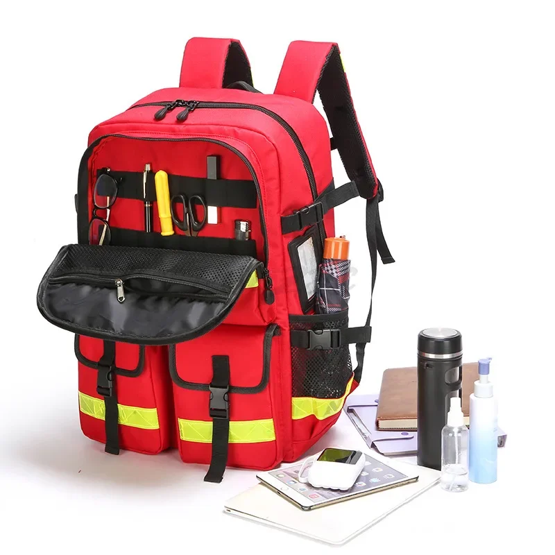 Waterproof First Aid Kit Forest Firefighting Backpack Large Capacity Flood Prevention and Rescue Kit Emergency Equipment Kit