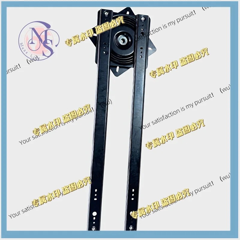 Rotary island slide base telescopic guide table extension hardware adjustable