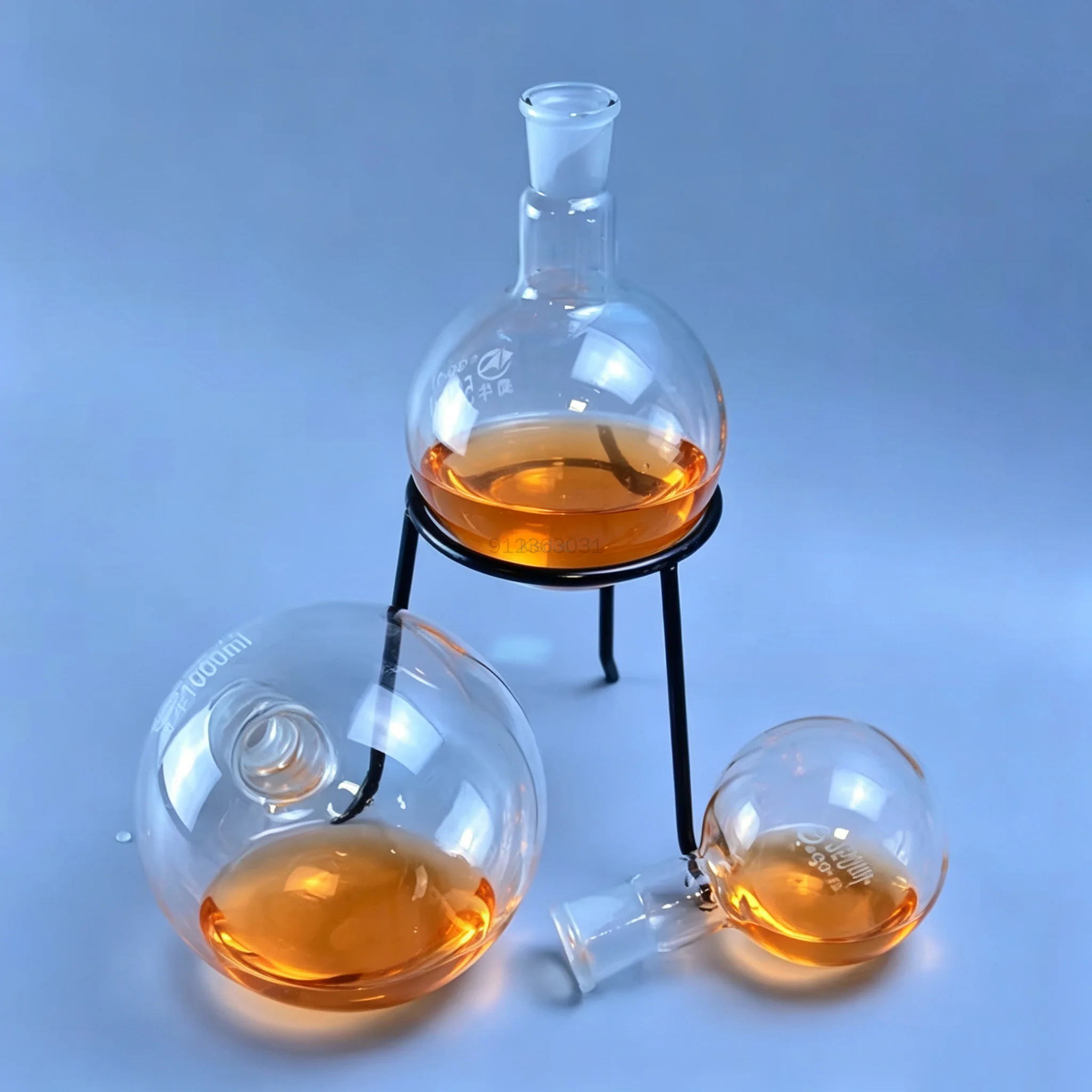 50/100/250/500/1000/2000ml 24/29 Single Neck Round-Bottom Flask, Boiling Flask Round Bottom, Short Neck Standard Ground Mouth