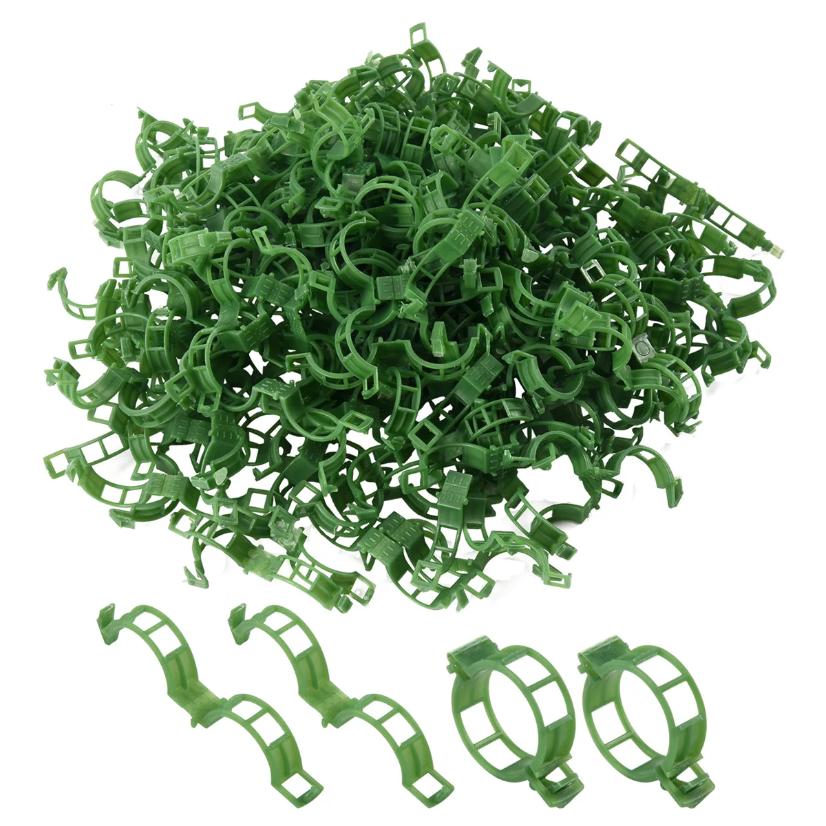 200 PCS Garden Plant Support Clips, Tomato Clips, Trellis Clips, for Cucumber Flower Squash Vine, 1 inch Inner Diameter