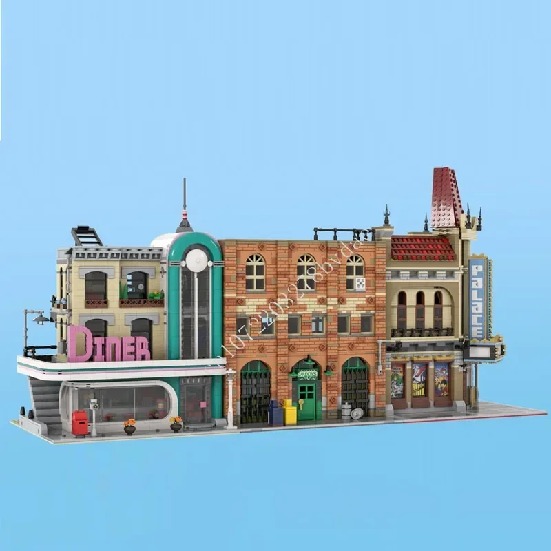 2541PCS MOC Modulaire Paddy's Pub Mos Eisley Cantina Bouwstenen Assemblage Model Street View Kids Bricks Speelgoed geschenken