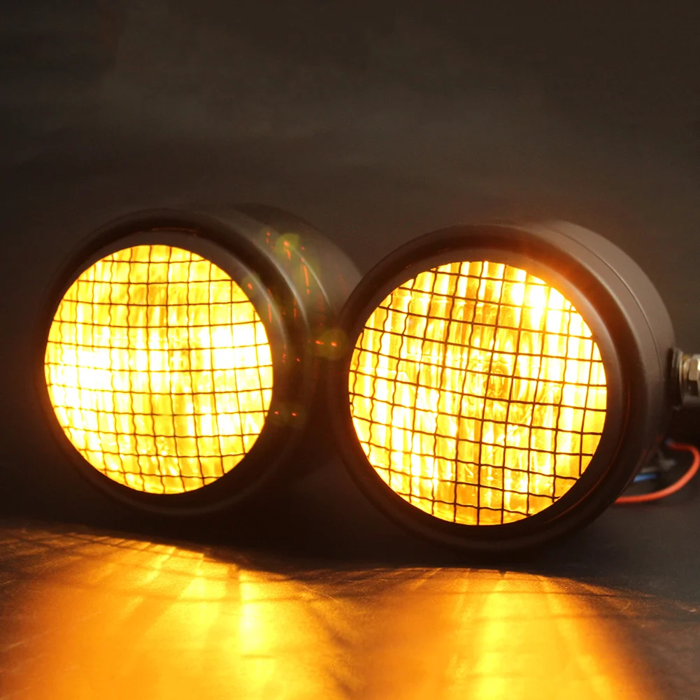 مصباح أمامي مزدوج للدراجات النارية ، مصباح مزدوج ، مقاتل الشوارع ، عاري ، مسيطر ، عالمي ، هارلي ، هوندا ، ياماها ، بوبر ، بوبر #6