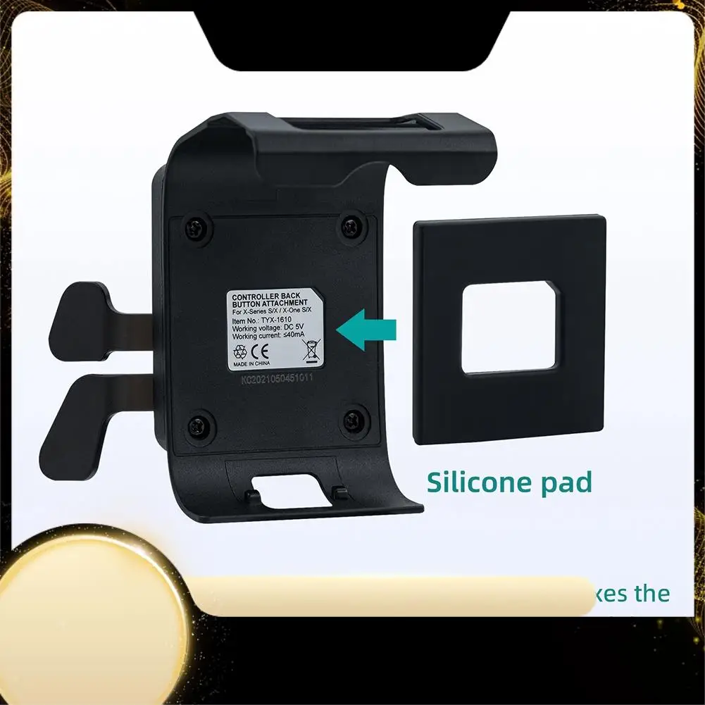 

Адаптер для крепления кнопки «Назад» контроллера, лопасти, триггер ключей для контроллера One S/X/Series S/Series X, геймпад