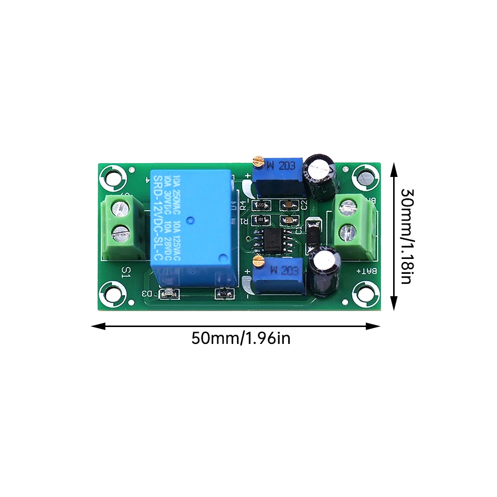 12V Battery Undervoltage Controller Battery Anti-Low Voltage Protection Plate Auto Load Voltage Recovery Disconnect Connection