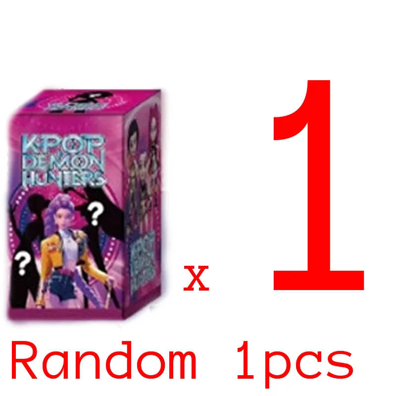 New Devil Hunter Blind Box 6pcs  Anime KPop Doll Vinyl Toy Rumi Mira Zoi Character Vinyl Mask Ornament Toy Christmas Gift