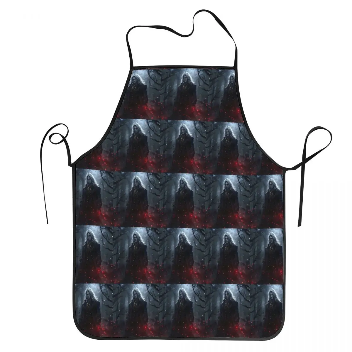 Alucard Vampire Game Apron Chef Cooking Tablier Sleeveless Bib Kitchen Cleaning Pinafore for Women Men Gardening