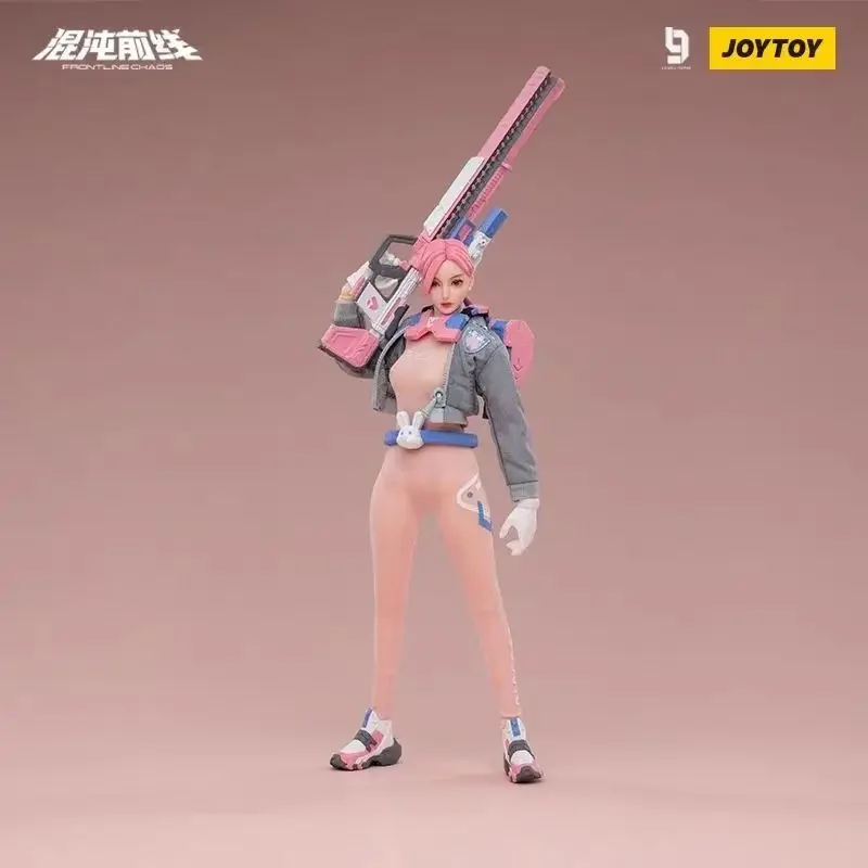 

In Stock JOYTOY Nine level Society Chaos Frontline Lan RABBY 1/12 Cloth Anime Action Figures Model Toys Doll Collection Gifts