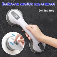 Powerful Suction Cup Armrest Bathroom Bathtub Handles Drilling Free Vacuum Sucker Safety Helping Handle for Old and Pregnant