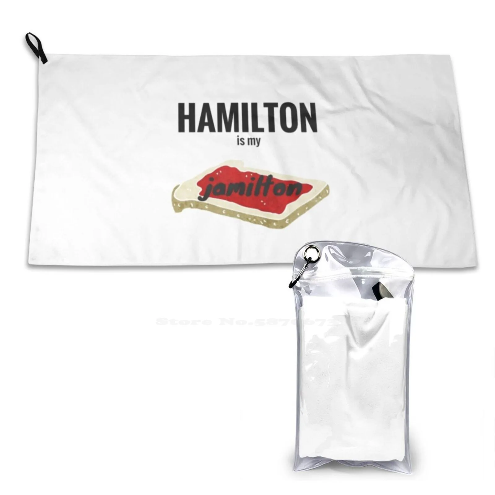 Is My Jamilton ( Toast Design ) Soft Towel Quick Dry Beach Towel Is My Jamilton Jelly Musical Theatre Musical Theater Broadway