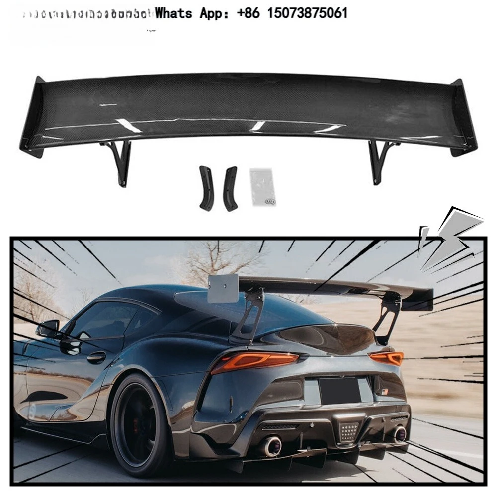 Verus Style Carbon Fiber Rear Spoiler for To-yo-ta GR Supra A90 A91 MKV Rear Wing