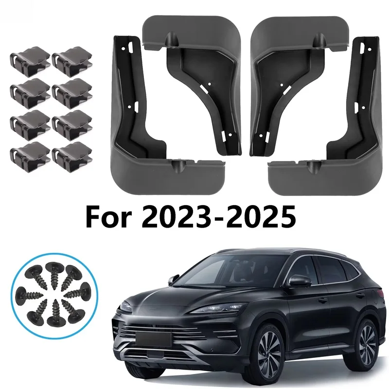 Mudguards For BYD SEAL U Sealion 6 SONG PLUS DM-i EV Champion Edition Splash Guards Fender Mudflaps Mud Flaps Guards 2023-2025