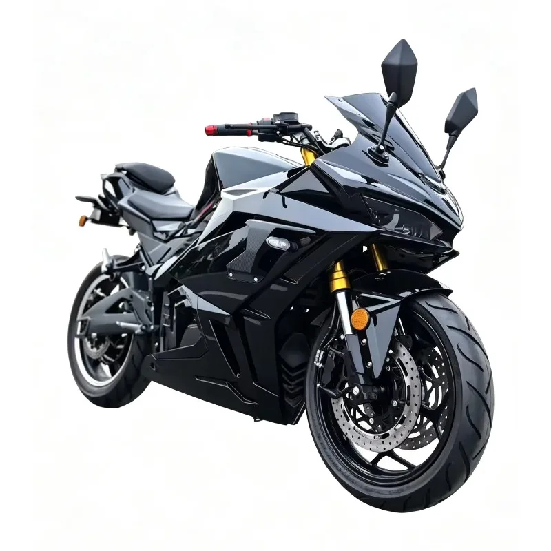 

Lithium Battery Racing Electric Motorcycle with 10000W Motor 72V Long Mileage Max Load 200-300kg