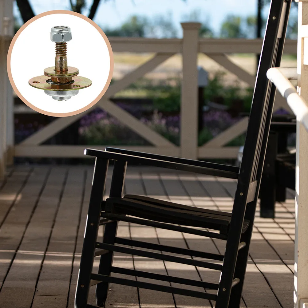 2Pcs Rocking Chair Bearing Replacement Iron Mechanical Parts Furniture Hardware Rocking Chair Repair Connecting Accessories