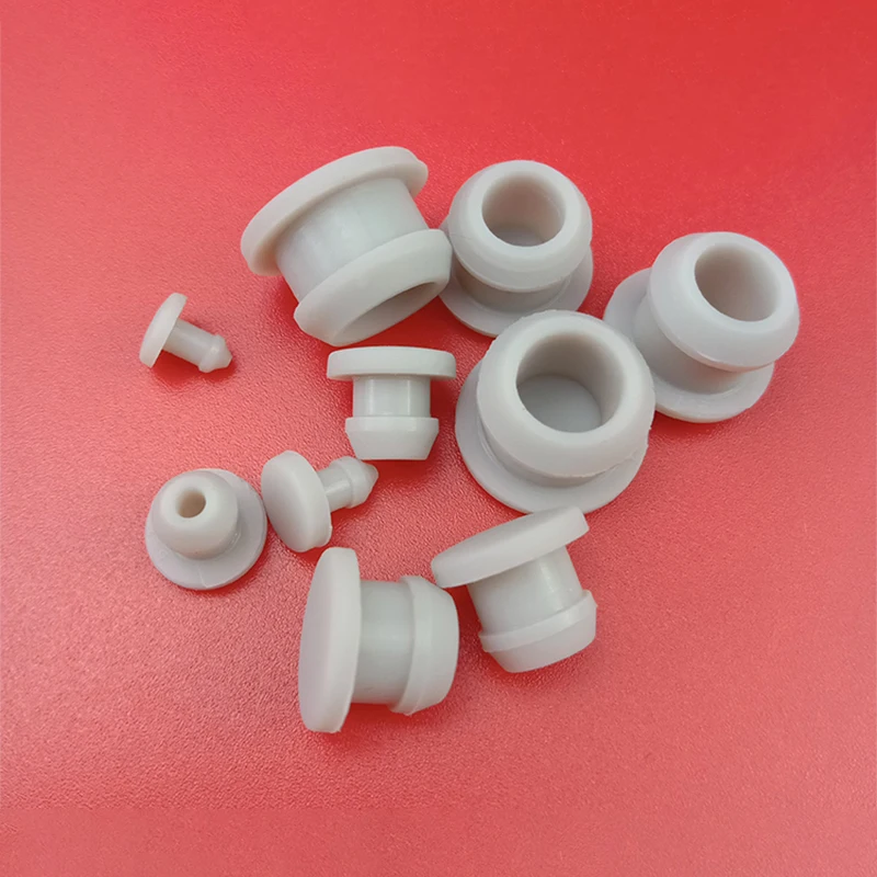 Grey Snap-on Silicone Rubber Cap 2.5-60.6mm T Type Hole Plug Cover Blanking End Cap Tube Inserts Bung Seal Stopper Sealing Plug