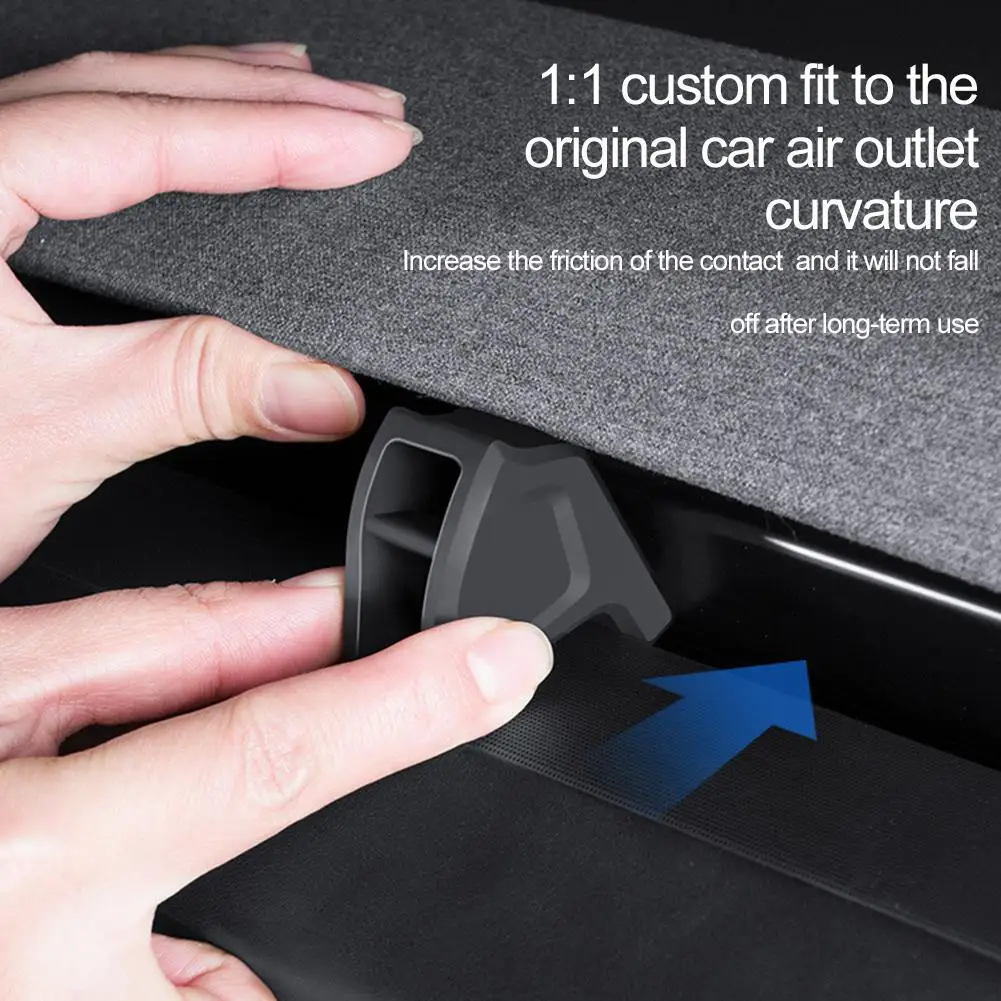 

For Tesla Highland Y Launch 2025 Air Freshener Adapter Air Car Vent Air Clip Clip Aromatherapy Silicone Outlet Fragrance X2L9
