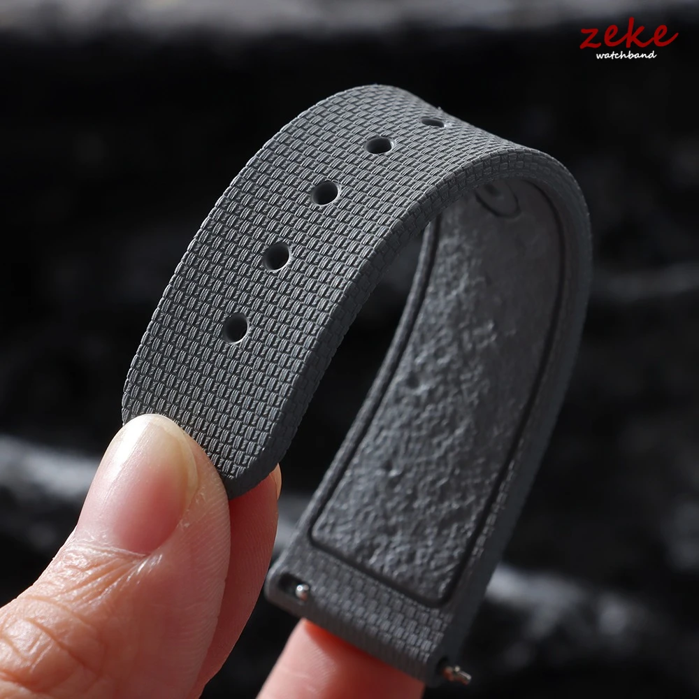 20-mm-Uhrenarmband aus FKM-Gum – Fkm Rubber Dive Watch Strap 20Mm Bewertung und Preis