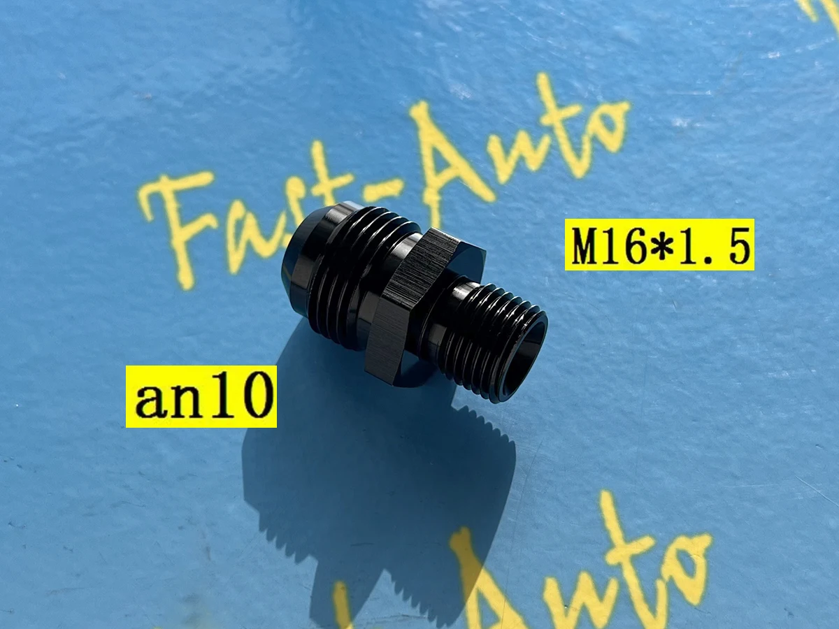 male M16 P1.5 M16 * 1.5 M16 x 1.5 16*1.5 to 10an an10 an 10 male adaptor adapter Fitting