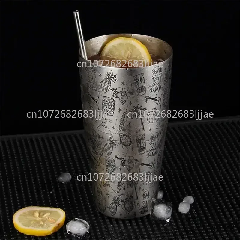 304 Stainless Steel Cocktail Shaker Bar Mixing Tool Professional Bartender Equipment