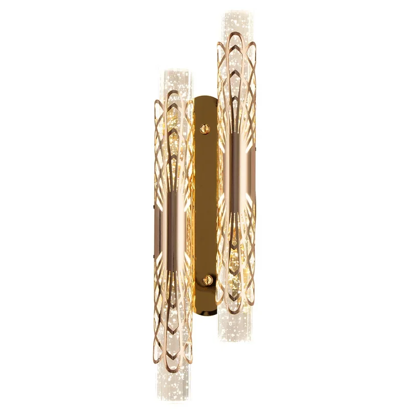 

Living room, bedroom, light luxury, wall lamp, bubble, crystal, TV, background wall, creative, luxury, atmosphere