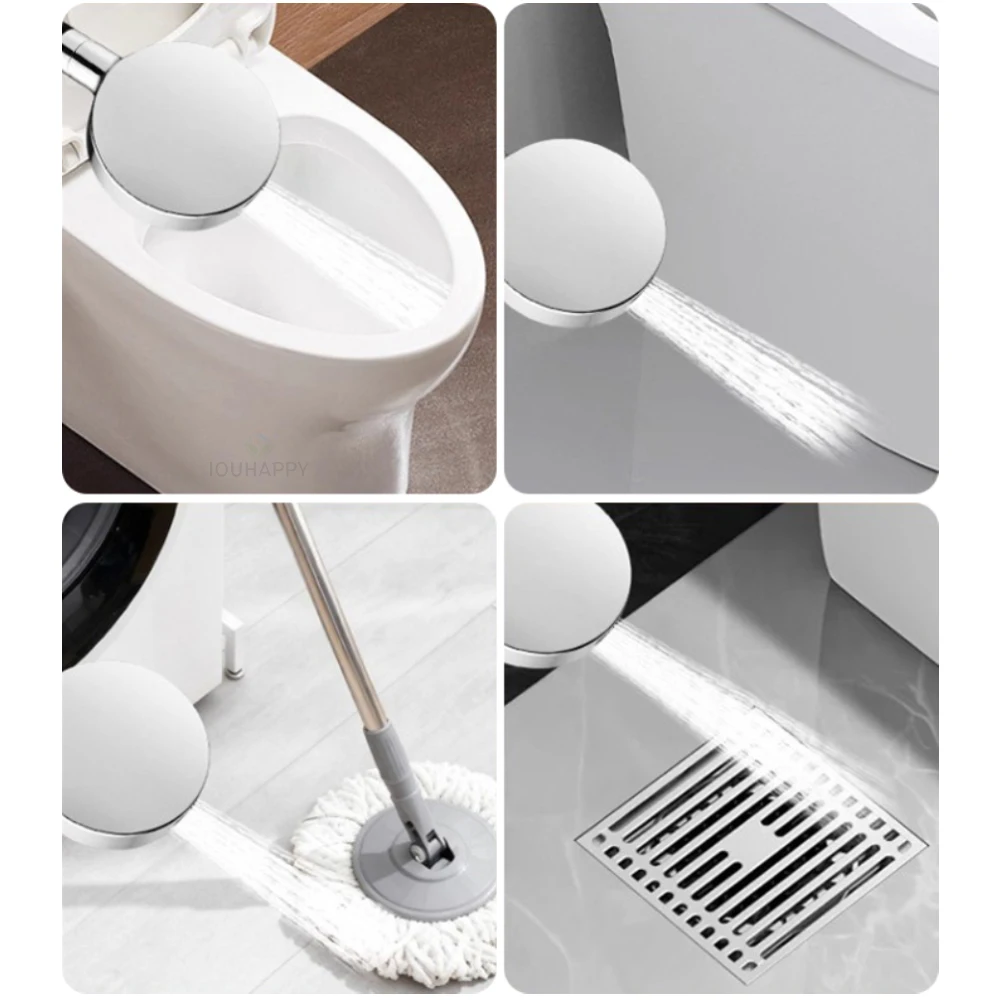 6 Modes Pressurized Filter Shower Head Built-in Cartridge High Pressure Sprayer Bathroom Home Toilet Floor Daily Cleaning Tools