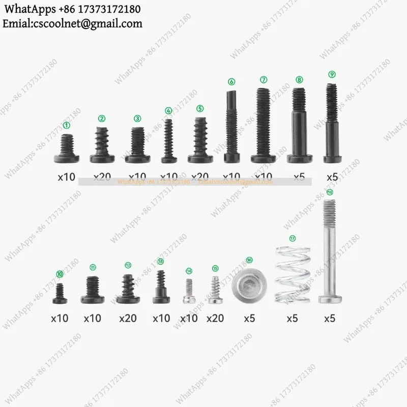 JS01 Screws Kit For Bambu X1 P1 Series AMS BT2-5 BT2-13 Filament Funnel