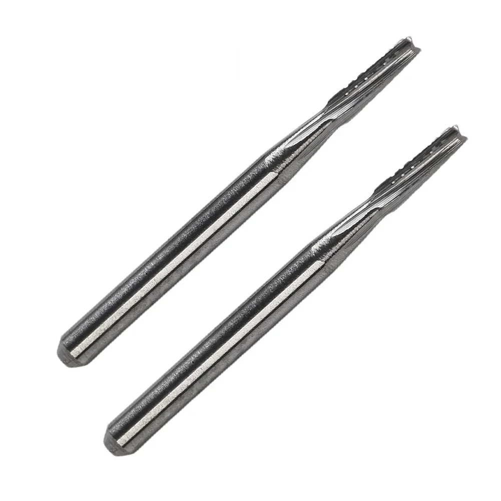 Herramienta de reparación de parabrisas de automóvil, broca de carburo cónico de vidrio para coche, alta dureza, excelente rendimiento de corte, 1/2 Uds., 1mm
