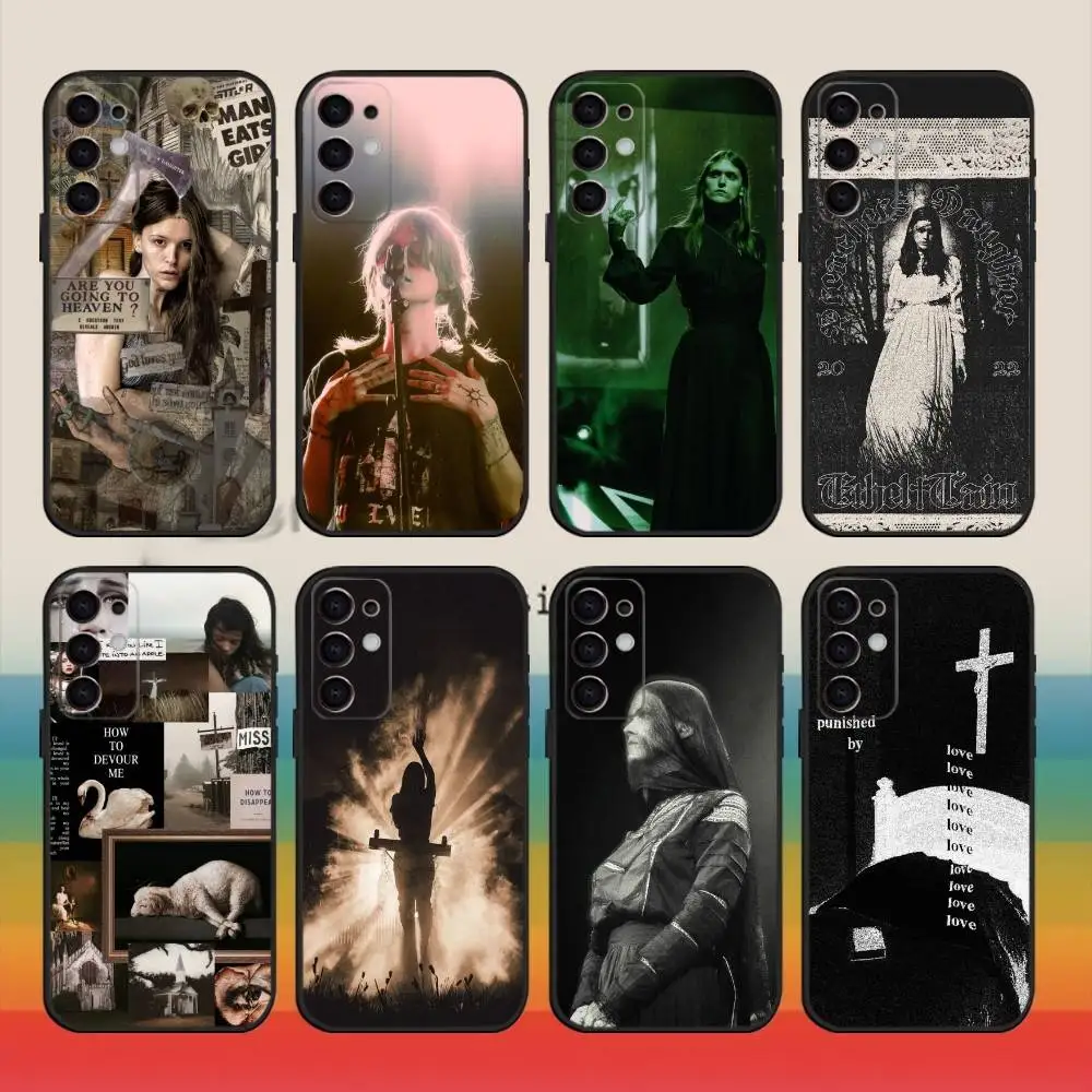 

Singer E-Ethel C-Cain Phone Case For Samsung S25,S24,S21,S22,S23,S30,Ultra,S20,Plus,Fe,Note,5G Black Cover