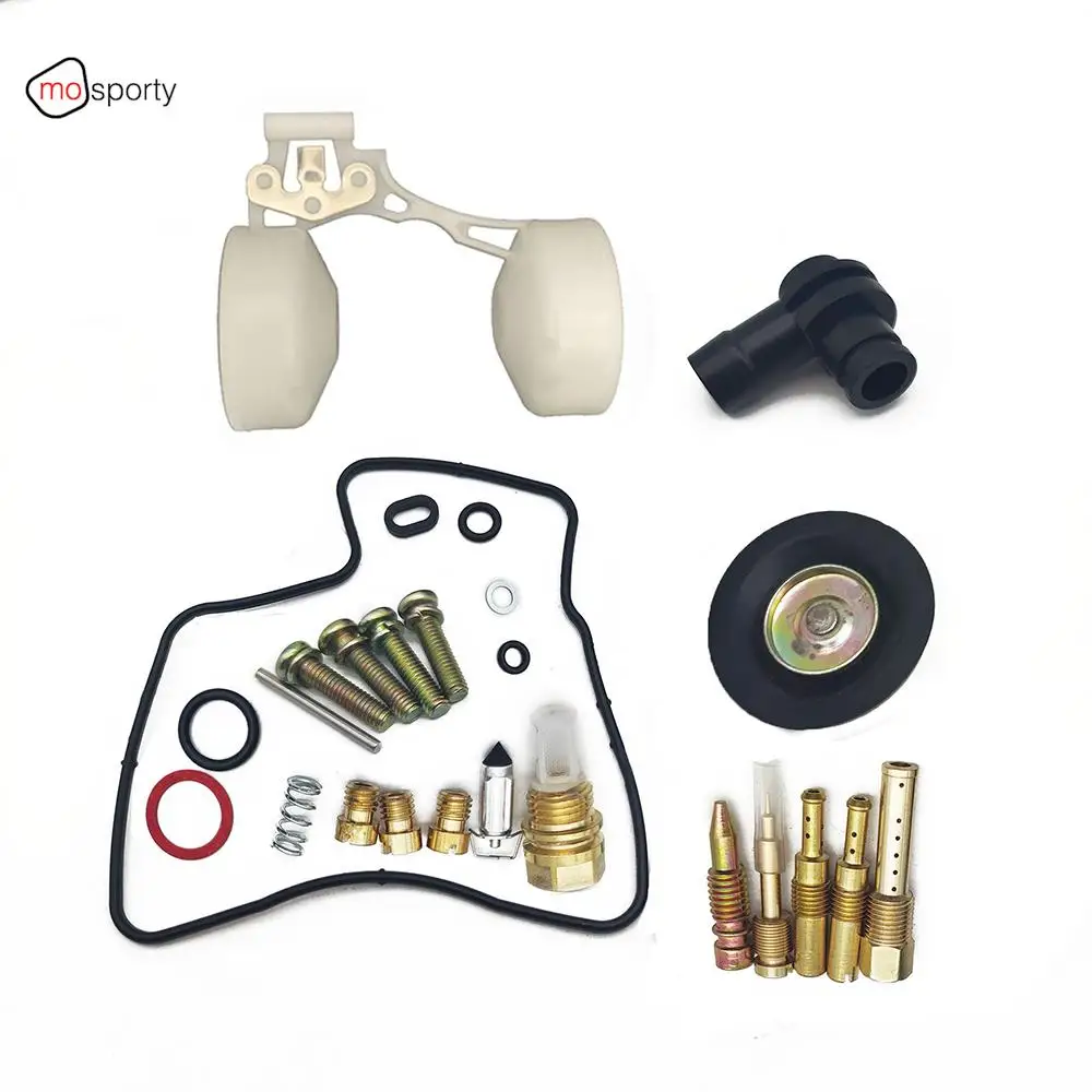 Carburetor Repair Kit Needle Valve Gasket Air Screw With Oil Cup Float for Honda VLX400 VLX600 VLX Steed 400 600 NV400CC