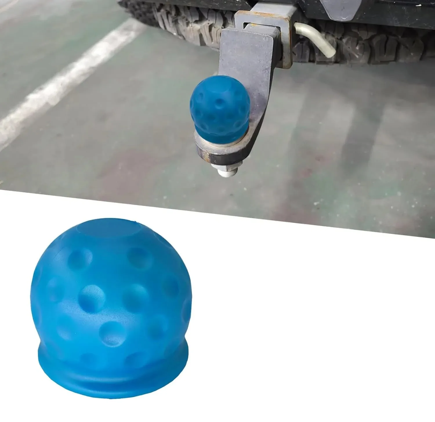 Universelle 55MM Anhängerkupplungs-Kugelabdeckung Anhängerkupplungs-Schutzkappe Anhängerkupplungs-Schutzabdeckung Auto-Zubehör