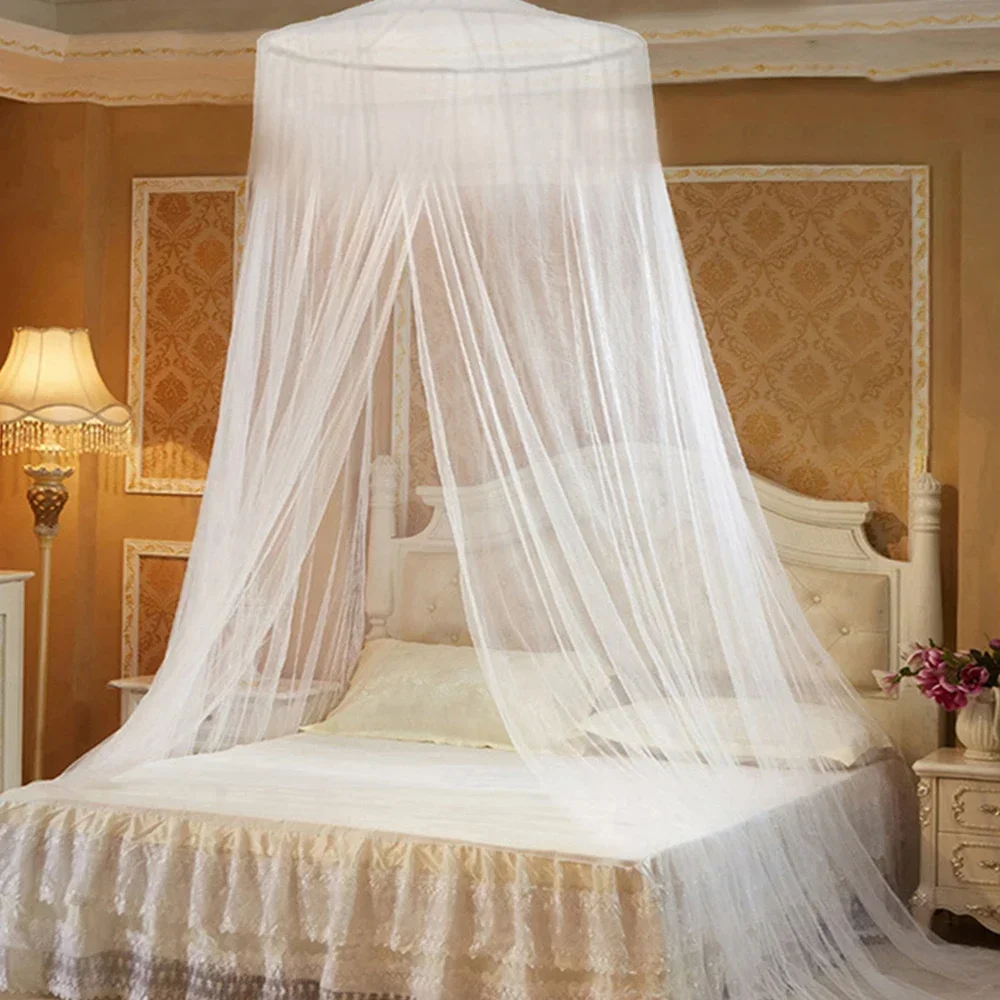 Mosquito Mesh Net Large Dome Hanging Mosquito Net Bed Net Tent Fly Insect Repellent Protection Home for Bed Canopy Dropshipping view 2