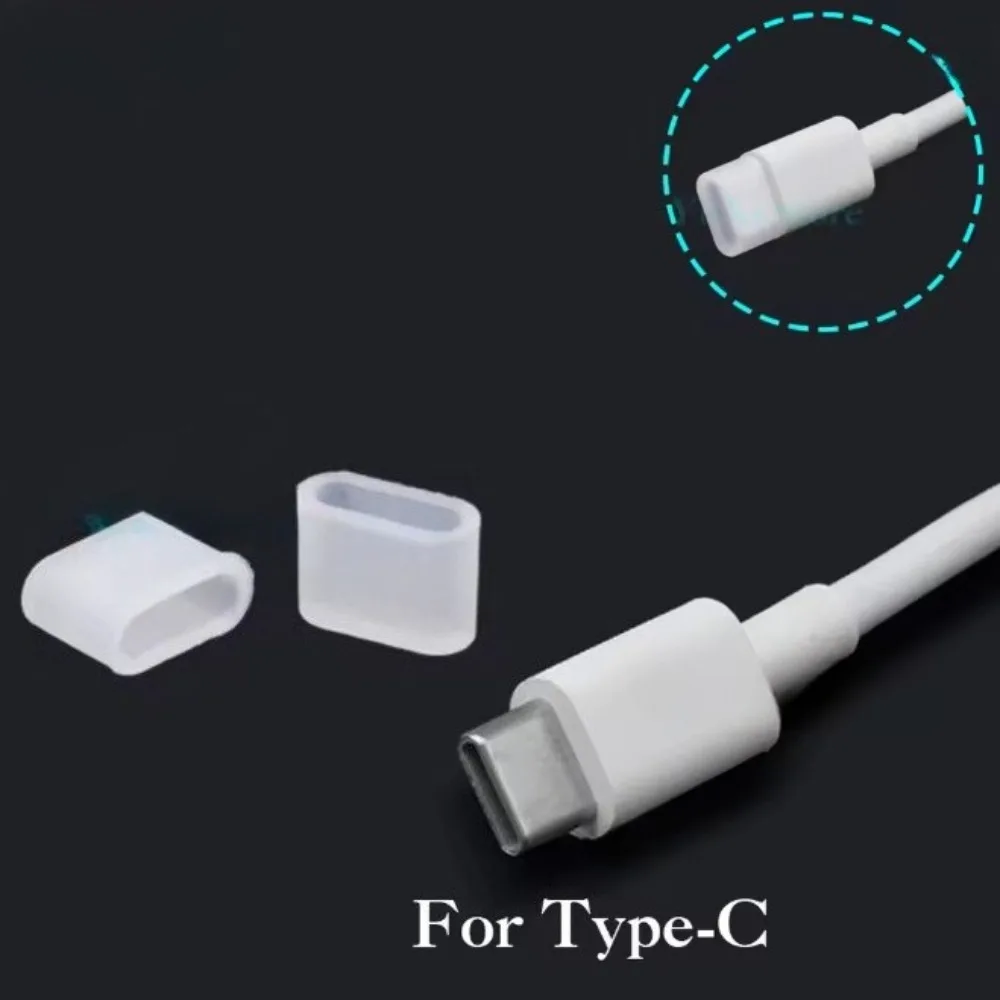 USB-C Anti Dust Plug Waterproof Protector Cover, Universal Silicone Port Cap for Android Type C Charger Cable Mobile Devices view 6