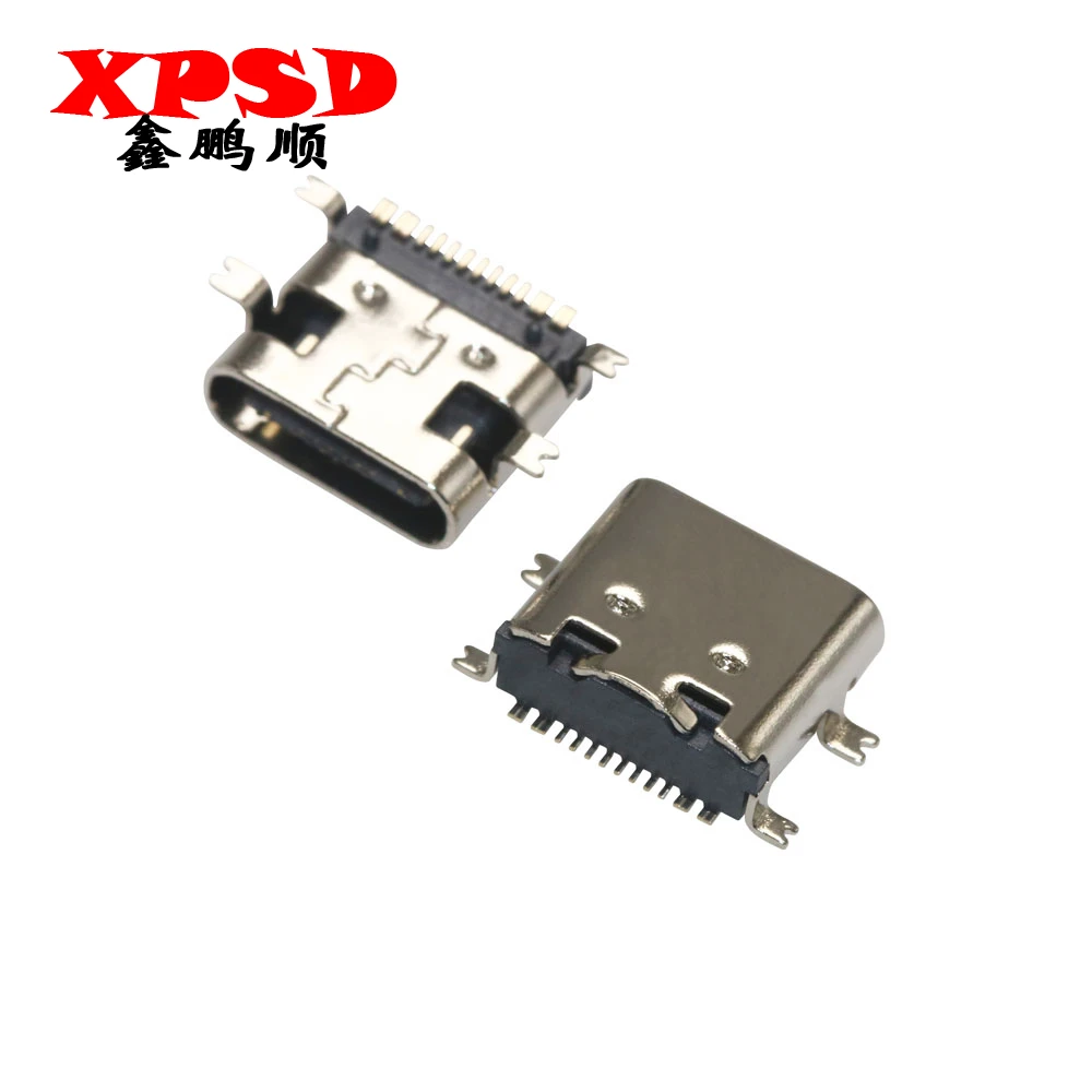 Typ C USB 3.1 2 6 14 16 24 złącze pinowe gniazdo SMT żeńskie gniazdo DIP SMD do wysoki prąd ładowania PCB Port przesyłu danych