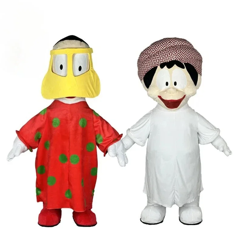 

Inflatable Arabic Mascot Costume Adult Men and Women Halloween Stage Party Mascot Cosplay Costume Set