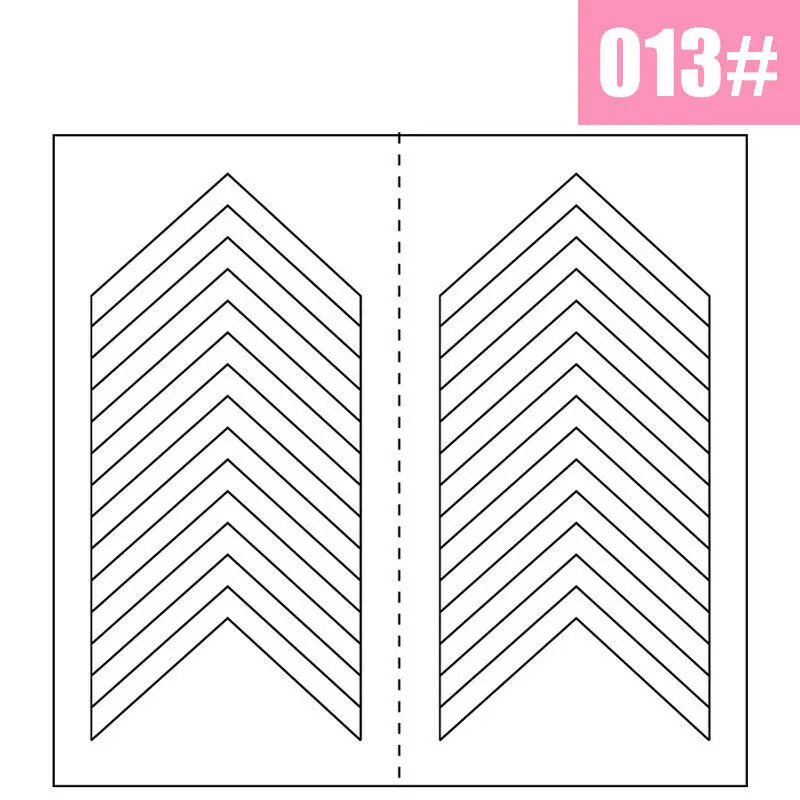 5-teiliges Nail-Art-Schablonen-Set für französische Maniküre, einfache Anwendung von Nagellack, Aufkleber für perfekte Nagelspitzen – Detail 17