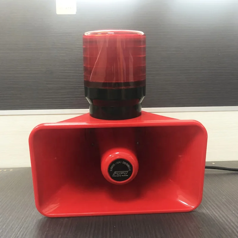 Industrial Crane Use LED Beacon Siren IP65 Audible and Visual Alarm Warn Light