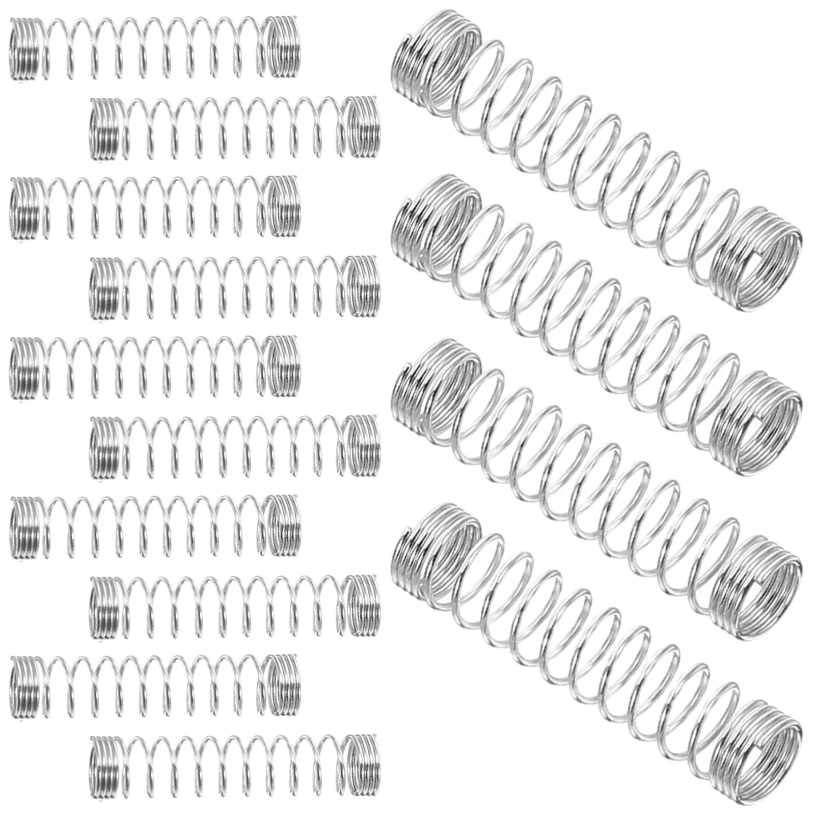 

50Pcs Stainless Steel Ballpoint Pen Spring Refills 0.4mm Wire 4.5mm Outer Diameter 18Mm Length Precision Compression Springs