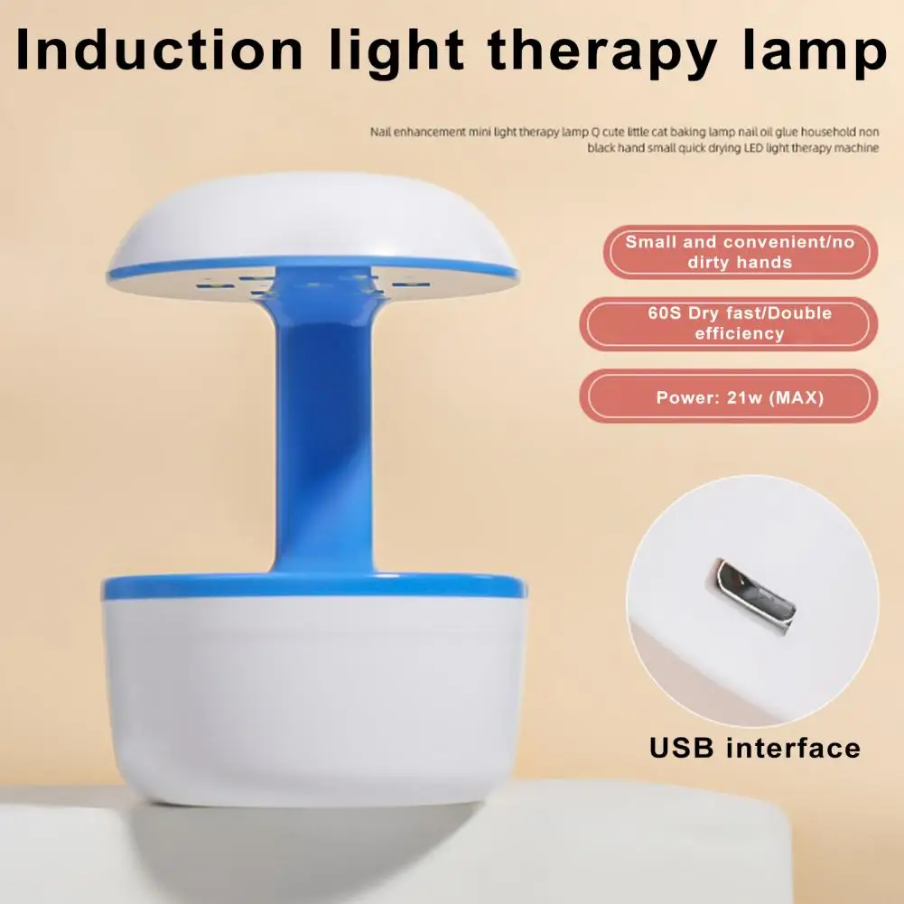 Nuova lampada per l'asciugatura delle unghie lampada UV 7LED Mini asciugatrice per unghie lampada UV macchina per Manicure con cavo USB asciugatrice per smalto Gel uso domestico da viaggio