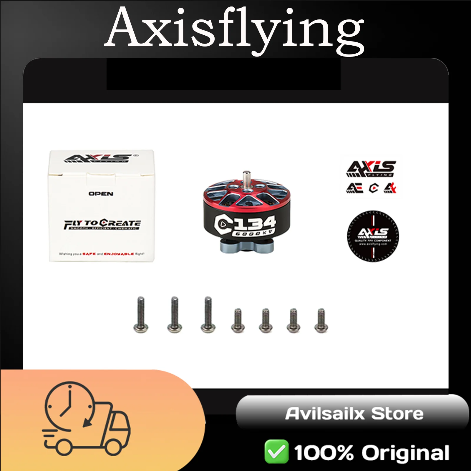 

Мотор AxisFlying C134: легкая скелетонизированная и многоспицевая конструкция для дронов на 2-3 дюйма, превосходная устойчивость к ударам в фристайле