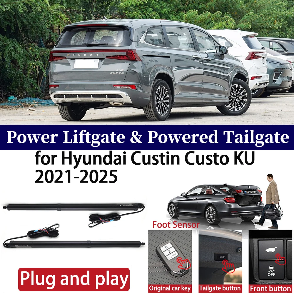 

for Hyundai Custin Custo KU 2021-2025 Car Auto Power Electric Tailgate Liftgate Lift Trunk Closer System Boot Lift Motor Kit