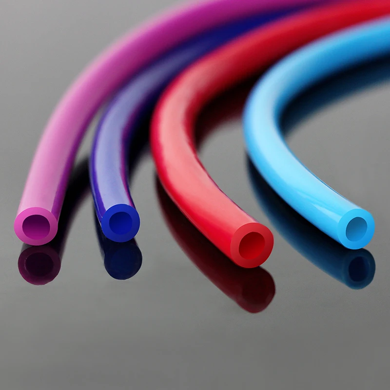Motorcycle Fuel Hose Colored High Temp Resistant Rubber Pipe for Sport Bike Carburetor Connection Racing Motorbike Oil Delivery