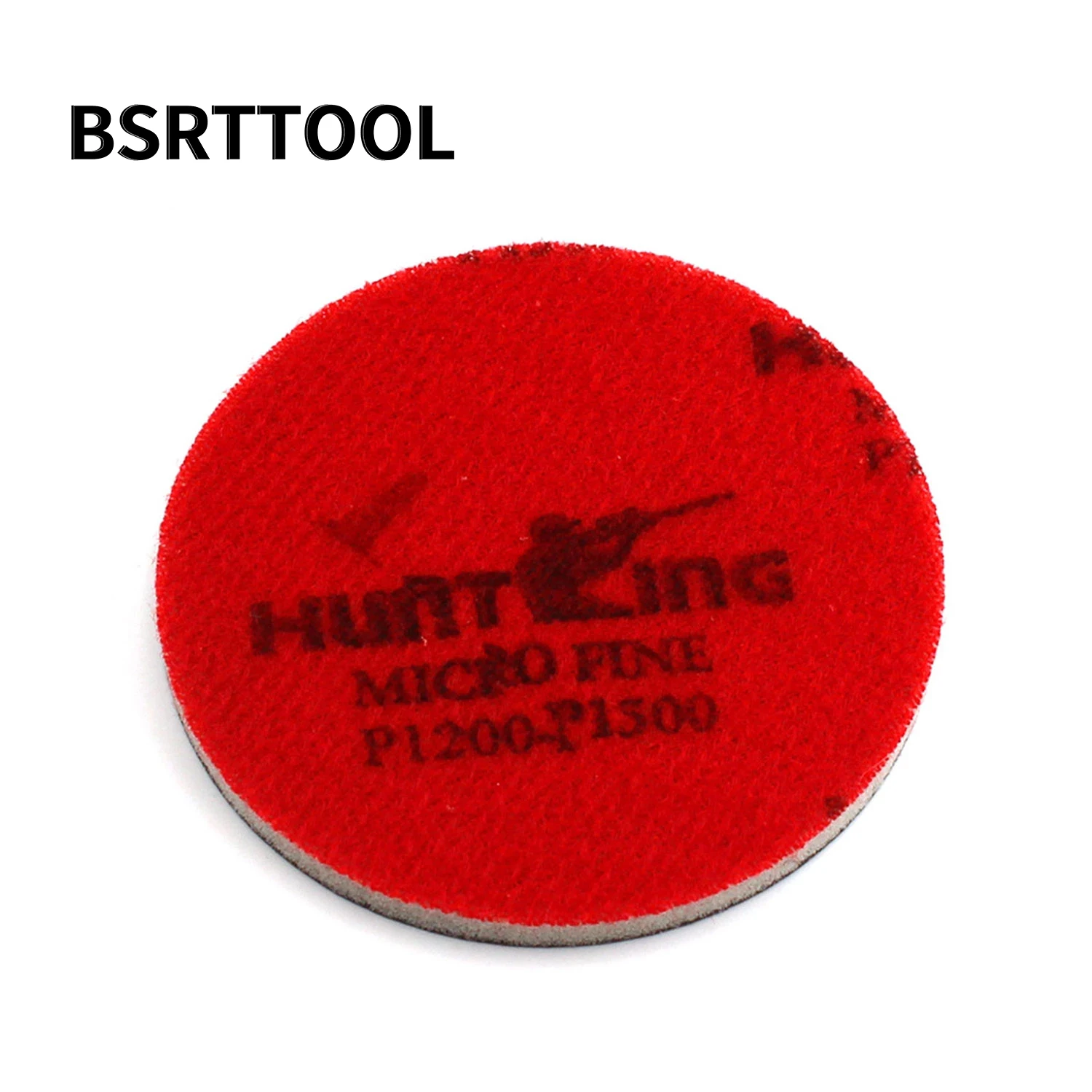 Bsrttool 2 peça conjunto de combinação 5 Polegada almofada de espuma polimento vermelho carro redondo disco abrasão polidor espuma almofada